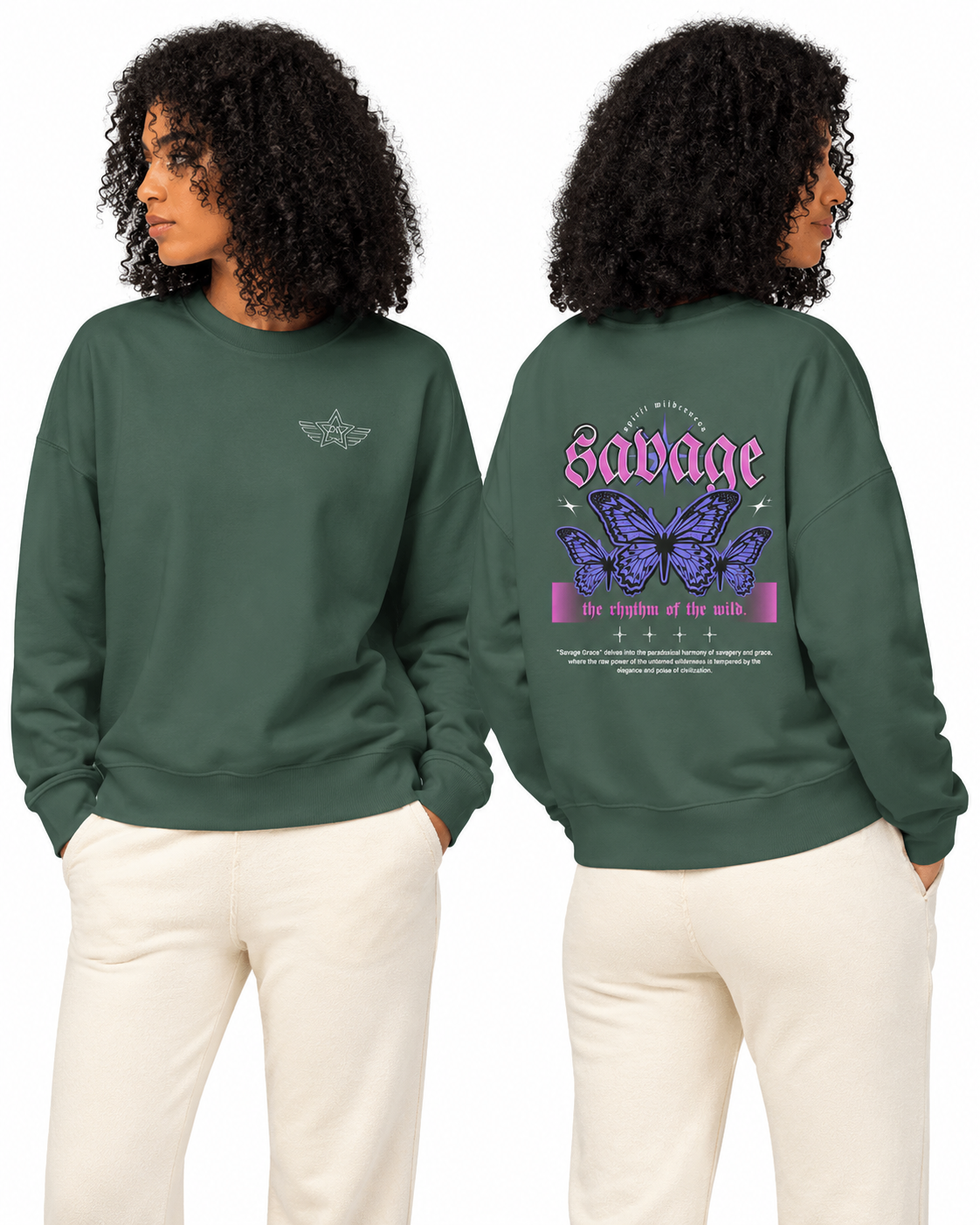 ZN Savage Butterfly Sweatshirt